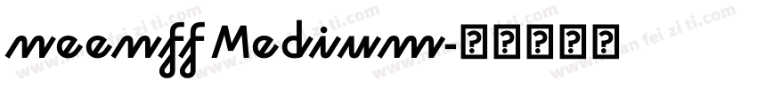 neenff Medium字体转换